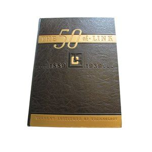 1939 Vintage Yearbook The Link Stevens Institute Technology Hoboken NJ 34688